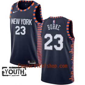 New York Knicks Trikot Trey Burke 23 2018-19 Nike City Edition Navy Swingman - Kinder